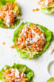 Buffalo Chicken Lettuce Wraps (Slow Cooker, Instant Pot)