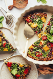 Mediterranean Quiche with Potato Crust (GF/DF)